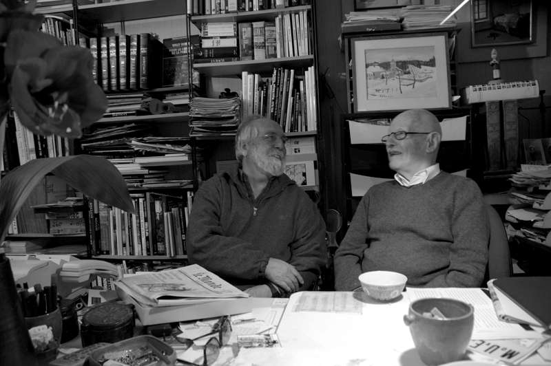 François Le Diascorn et Willy Ronis © Nancy Duncan