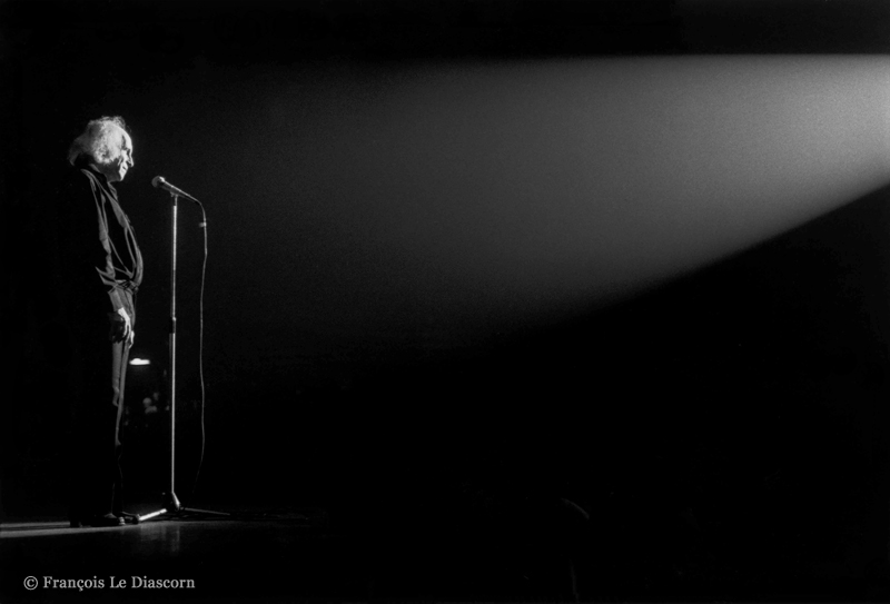 Léo Ferré 1986 Elysée Montmartre © François Le Diascorn
